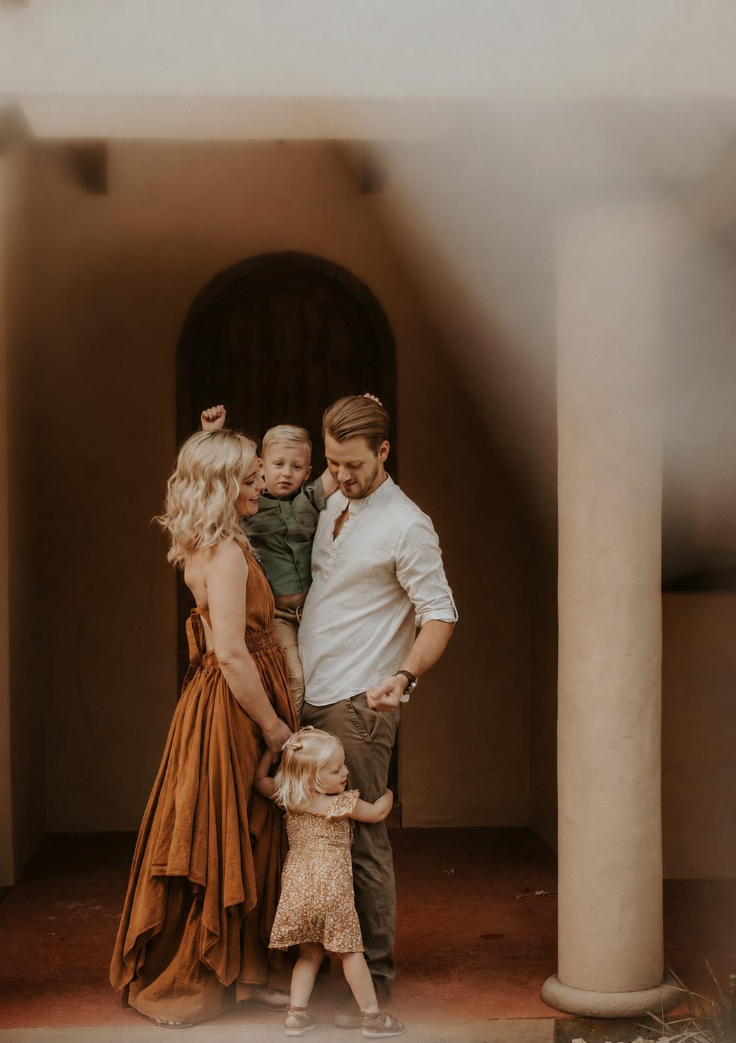 Chris Marshall with his family